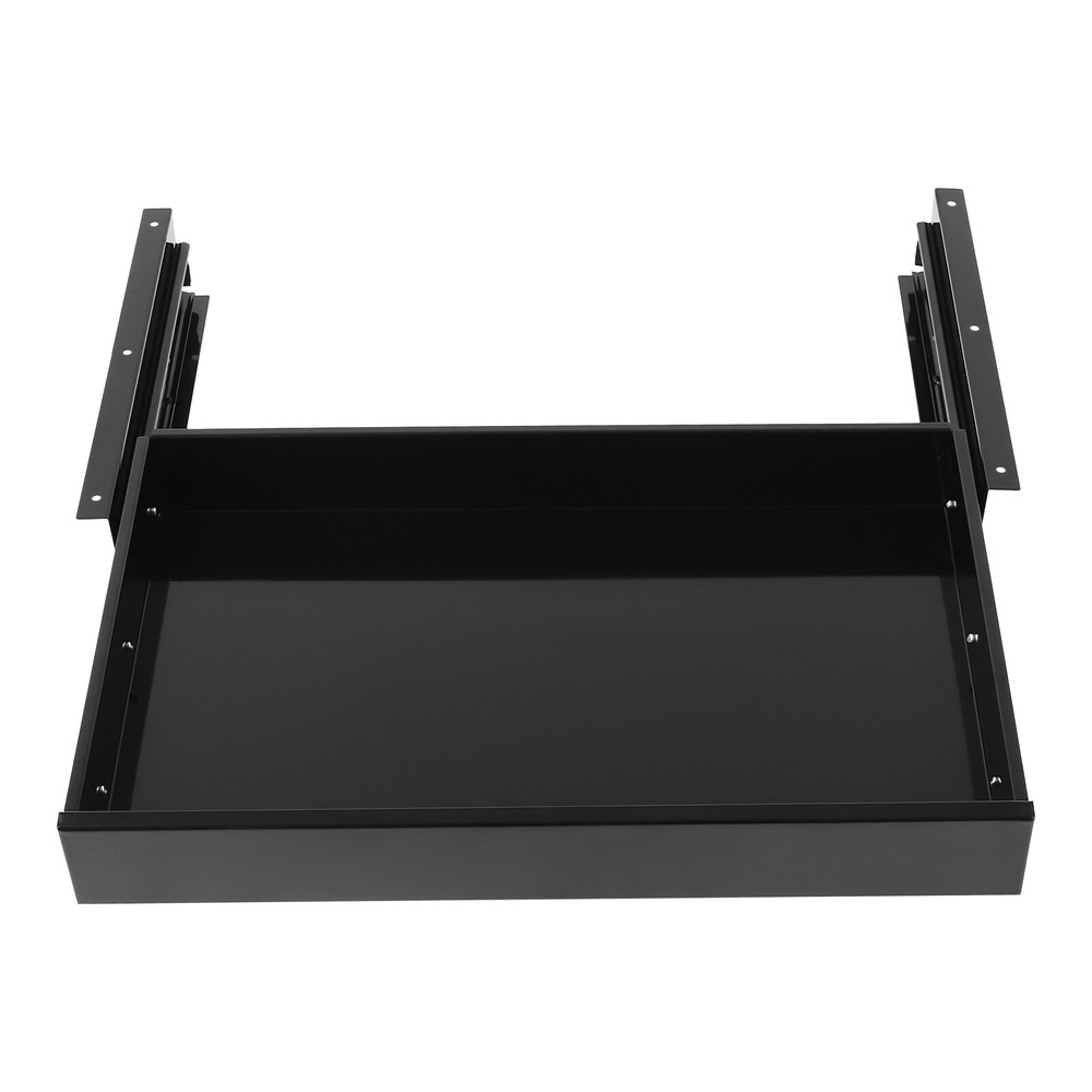 Under Desk Mounted Drawer Storage Organizer Sliding Pullout Drawer Standing Desk