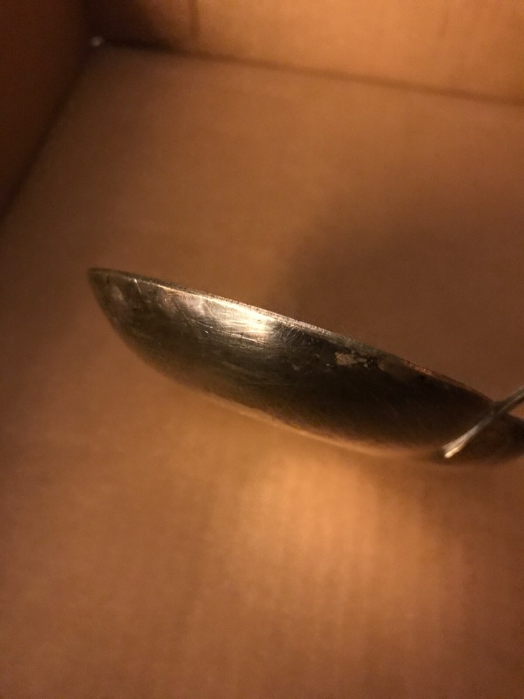 Vintage Silver plate Three Crowns Silversmiths Heart Shape Waterlily Tray Dish