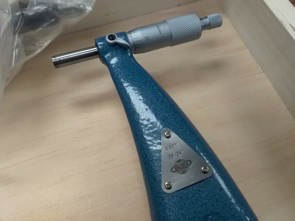 24-28" INTERCHANGEABLE ANVIL OUTSIDE MICROMTER -NEW