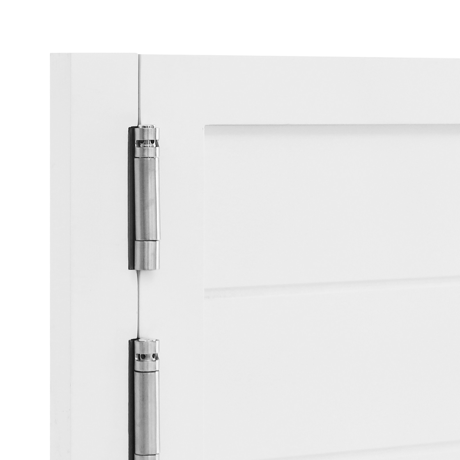 Partition Door, Solid Wood Door, Partition Door for Shop Entrance 90*60cm White