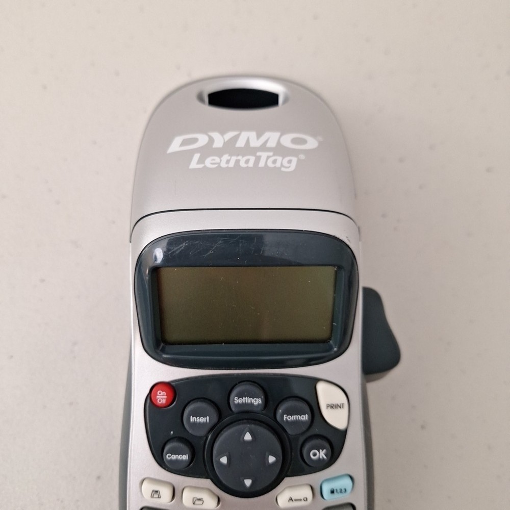 Dymo LetraTag Label Maker Handheld Electronic Printer Keyboard Portable TESTED