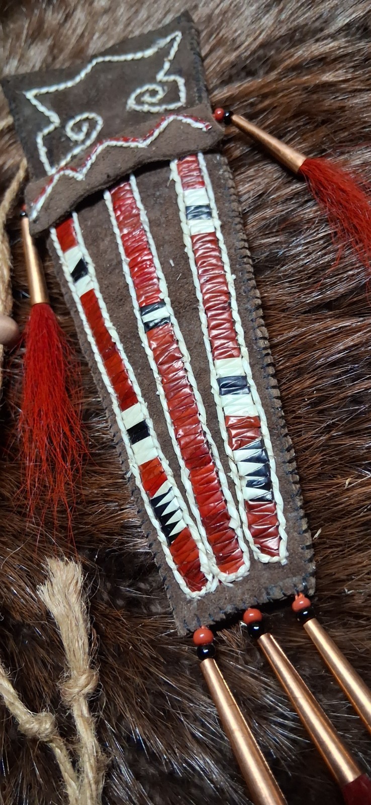 18th Century Native American Neck Knife Sheath