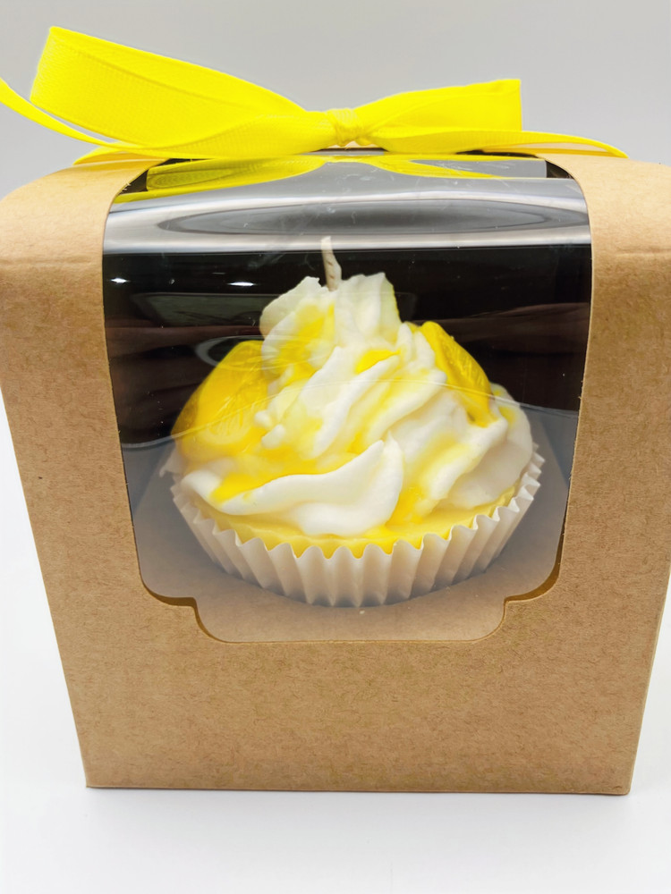 Lemon Cupcake Candle