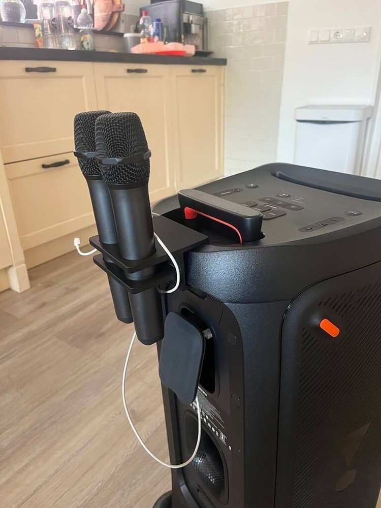 Dual Microphone Holding Bracket for JBL Partybox 310