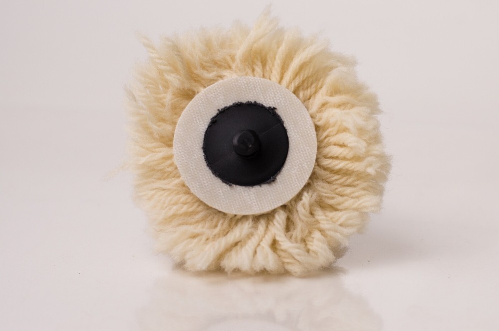 2" Mini Roloc Wool Buffing Pad - 12 pack