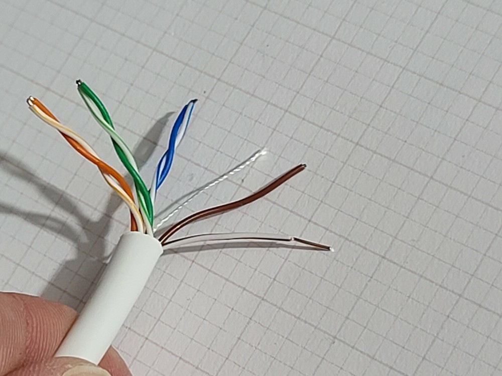 New York Cables 24/4P Cat5E Plenum U/UTP CCA Network Cable CMP White /100ft