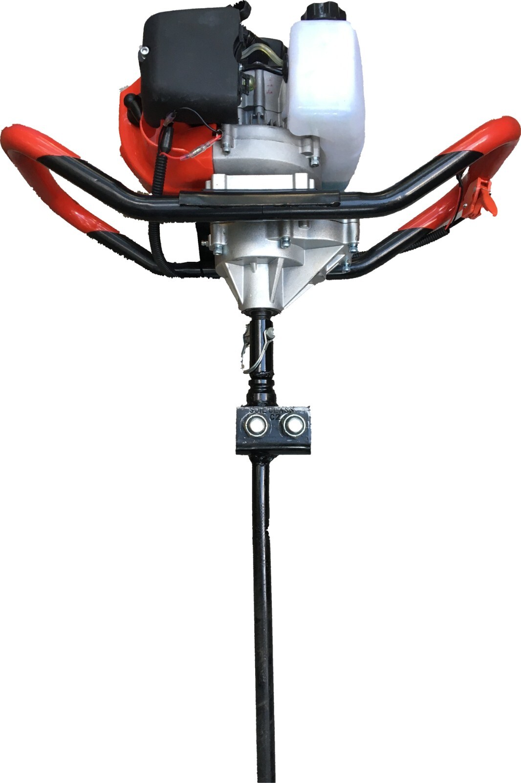 Post hole auger/digger to 1/2" drive adapter for mobile home/earth/ground anchor