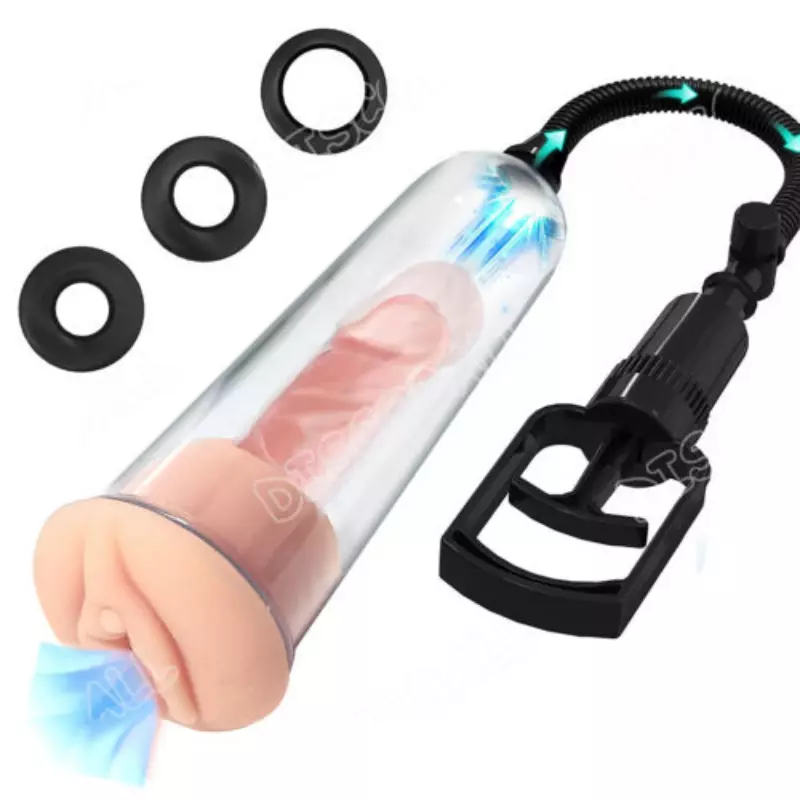 Vacuum Penis Pump for Male ED Enhancement Erectile Enlargement Penis Enlarger BG