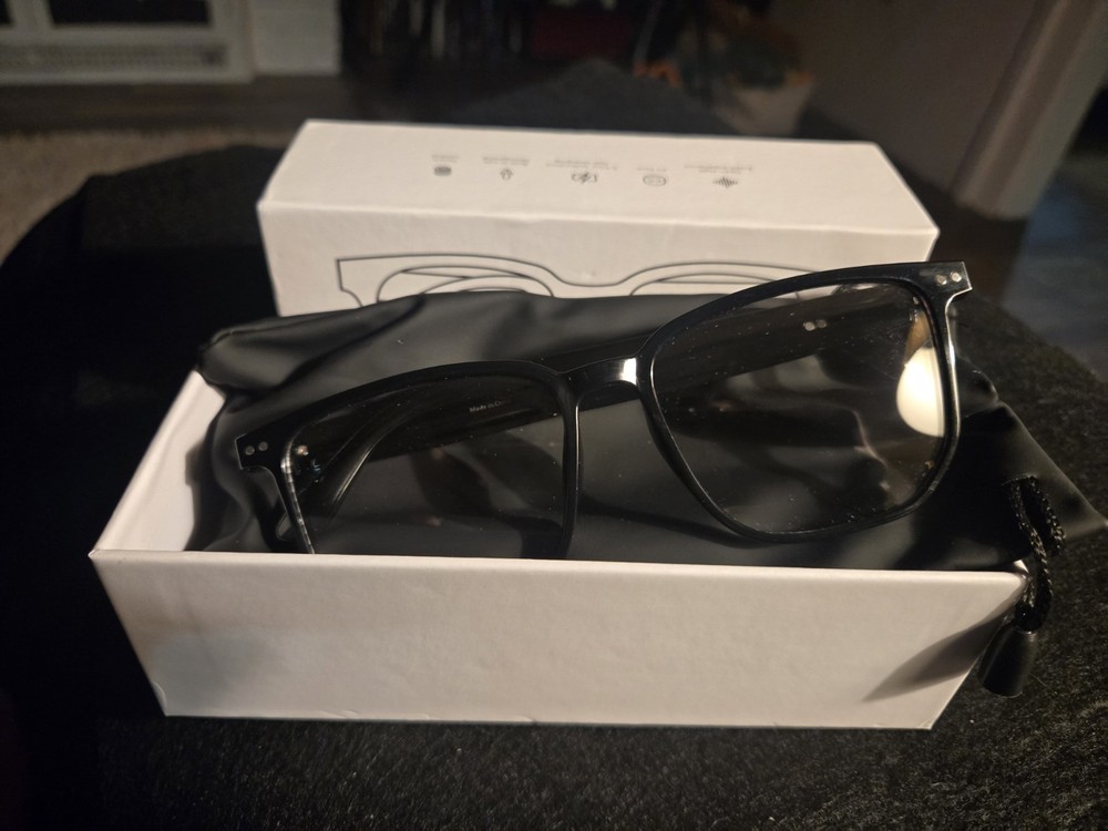 Smart Glasses Bluetooth 5.1 Wireless USB Black Remote Control 01uf38a3Af