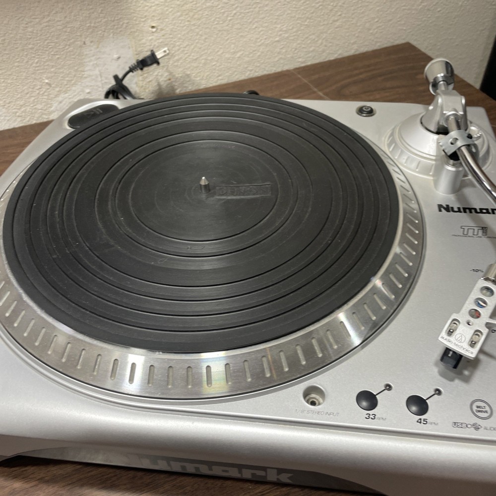 Numark TT USB DJ Turntable USB Audio Interface TT TESTED Cartridge Is New