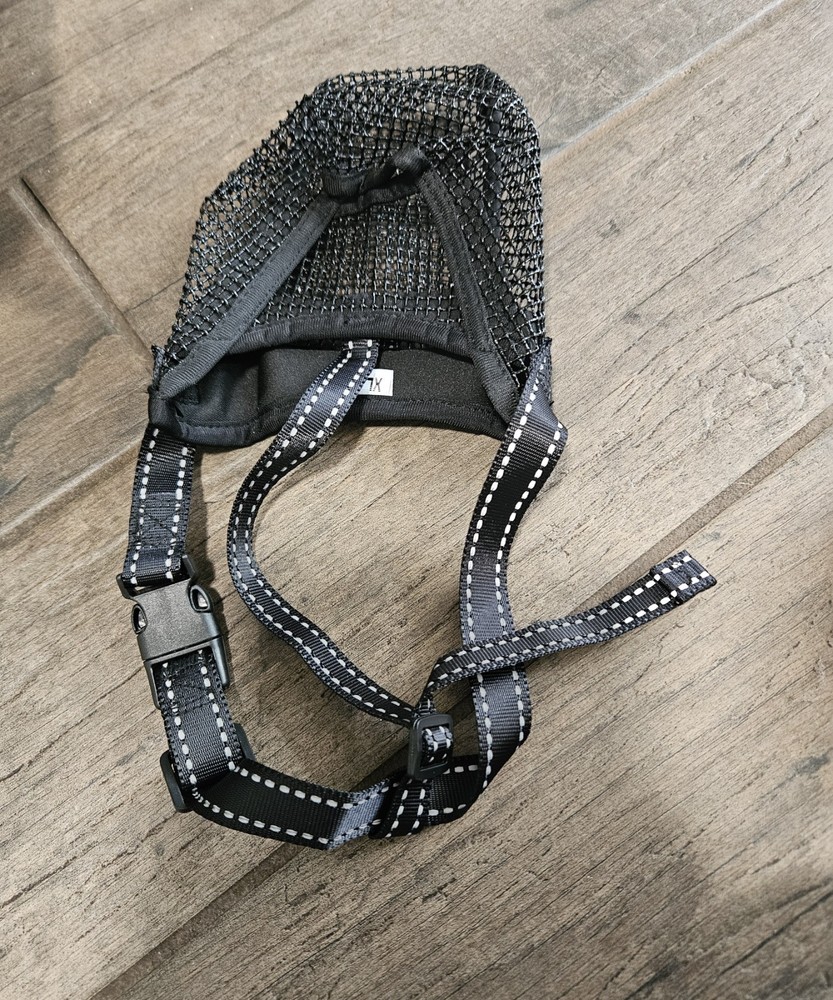 X Large Dog Mesh Black Muzzle