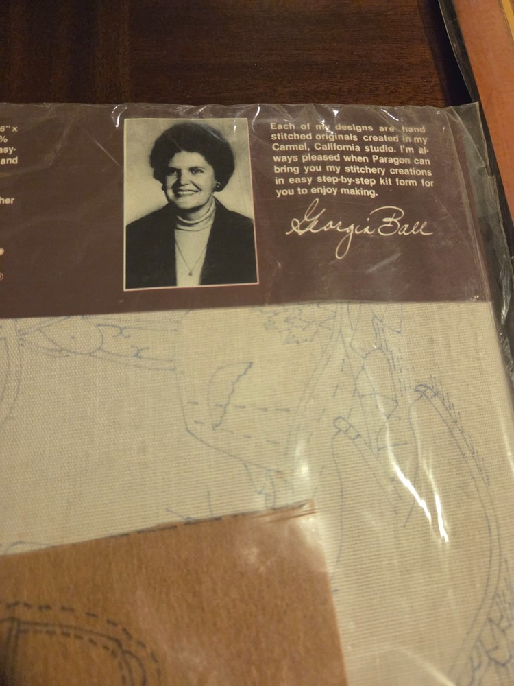vintage stitchery kit the wrangler