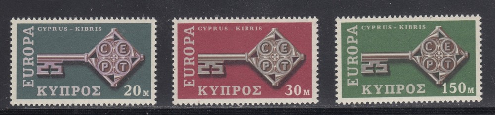 Cyprus #314-316 MNH