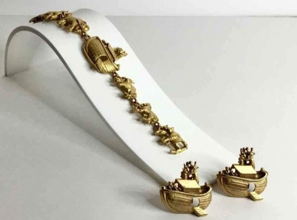 Earrings and Bracelet
