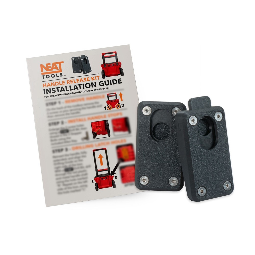 All New Neat Tools Handle Quick Release for Milwaukee PACKOUT Roll Toolbox Pins