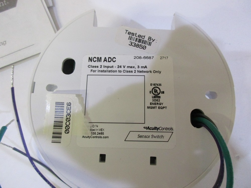 Acuity nLight NCM ADC 184LKO Ceiling Mount Sensor