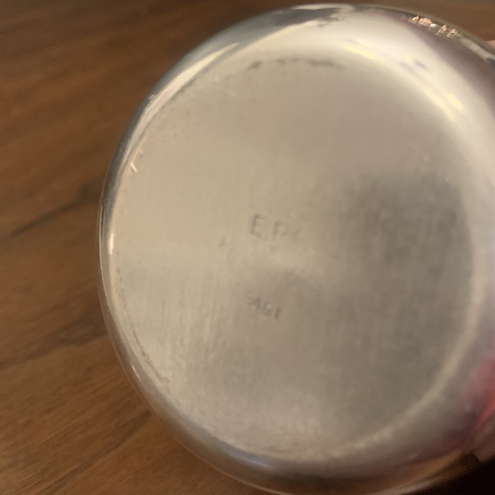 Antique EPO SilverPlate Small Covered Dish 3401 Lions Head Sides