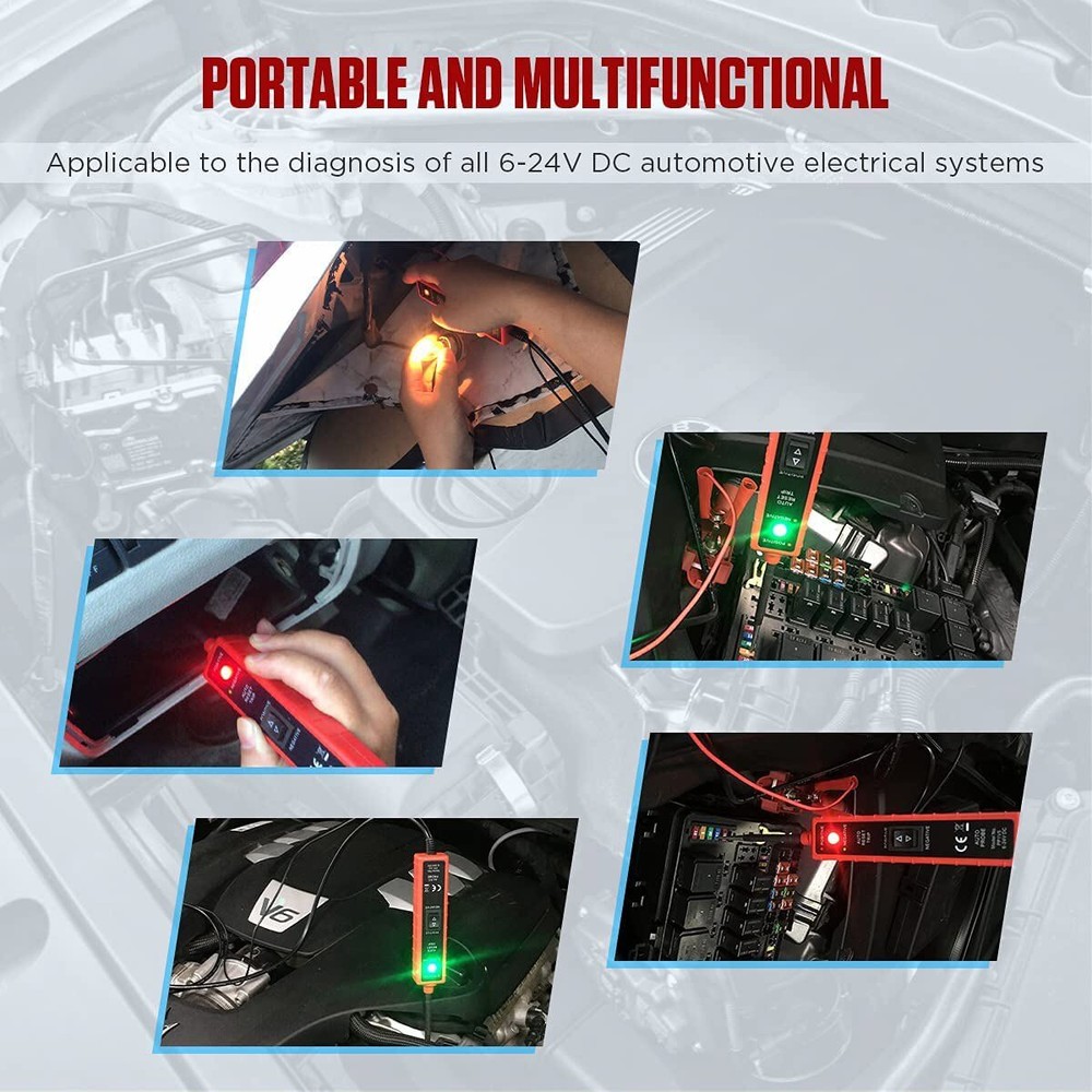 Automotive Electrical Diagnosis System Test Light Circuit Probe Tester Tool