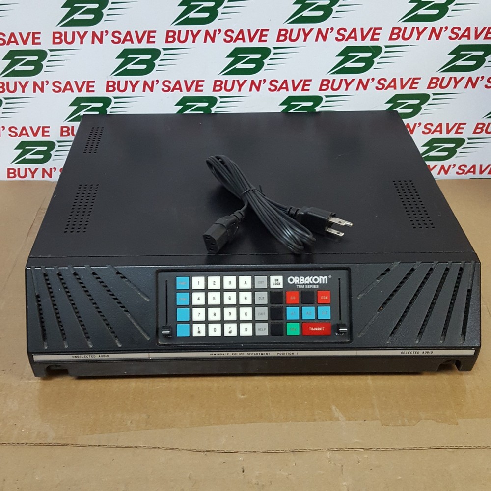 Orbacom Systems - Dispatch Console w/Power Cord (Powers On) USED
