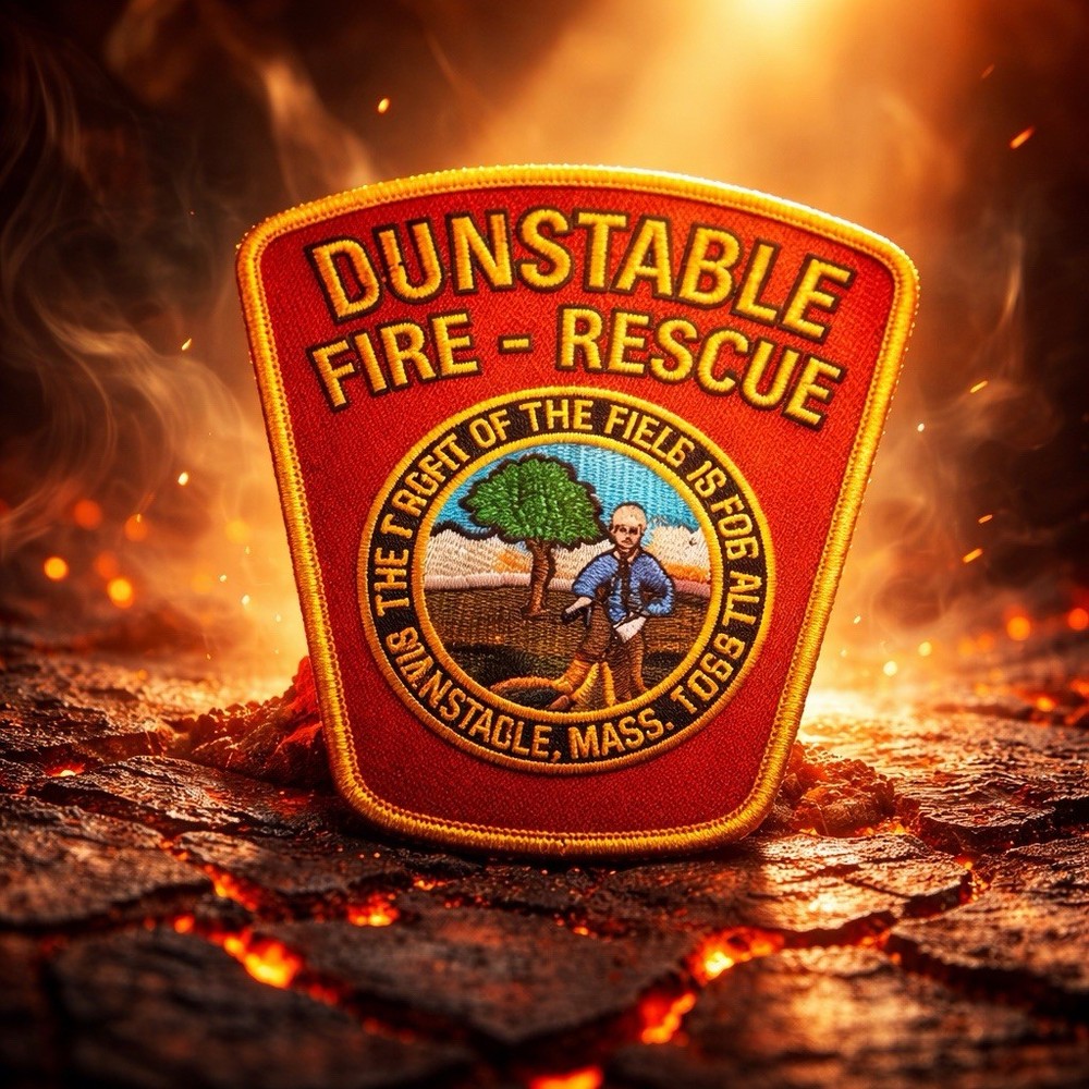 Dunstable Fire Dept Patch Massachusetts Firefighting & Rescue Collectible