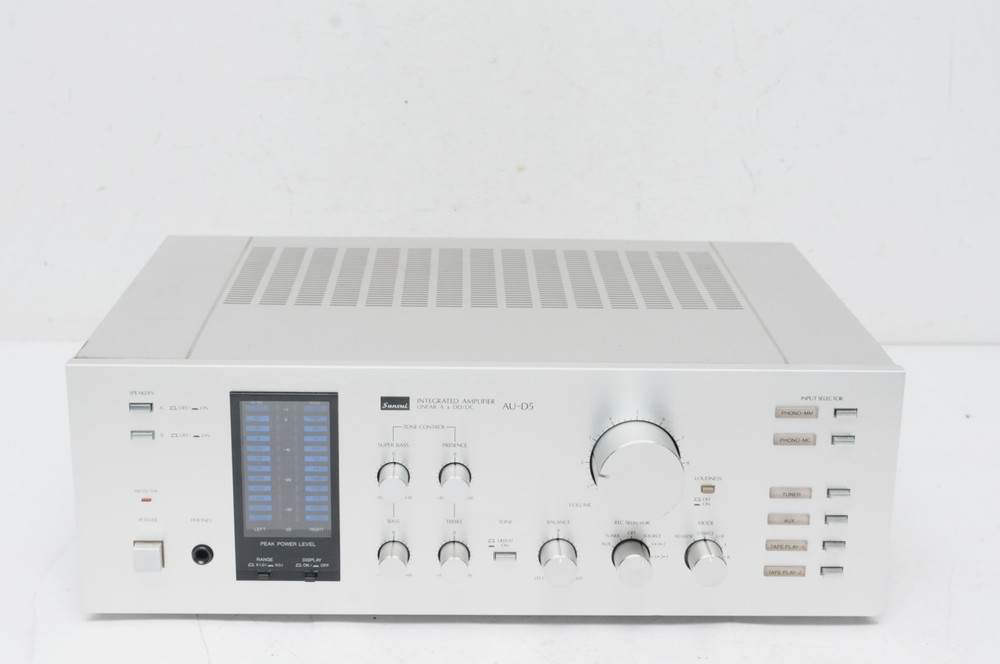 Sansui AU-D5 Integrated Amplifier Silver
