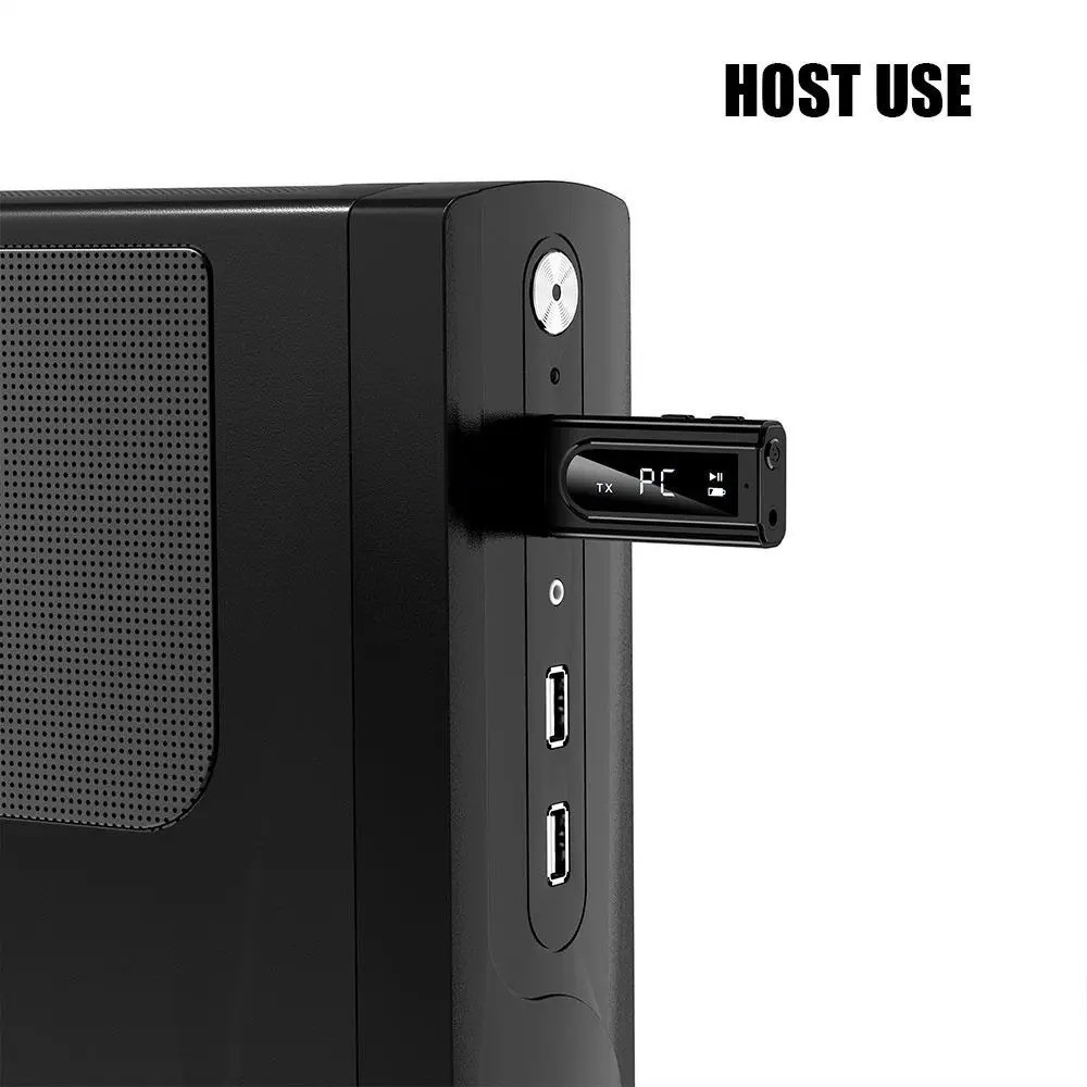 FM Transmitter Receiver Bluetooth 5.0 Adapter AUX USB For TF Card MP3 Player