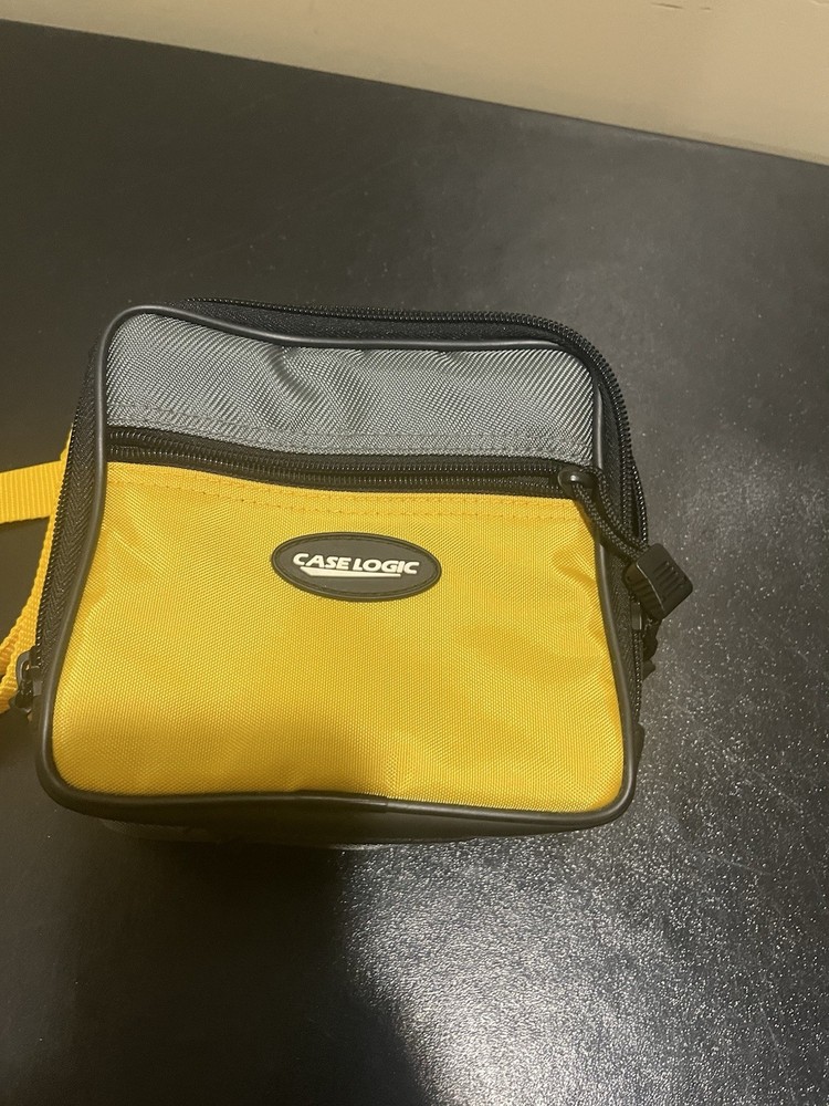 Vintage Case Logic CD Player Carrying Case & Storage Bag W Strap