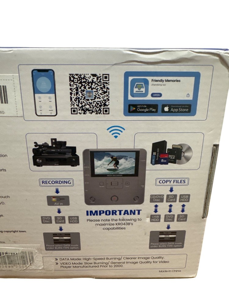 Clariviews KR043B Multi Function Media Recorder - New, Open Box