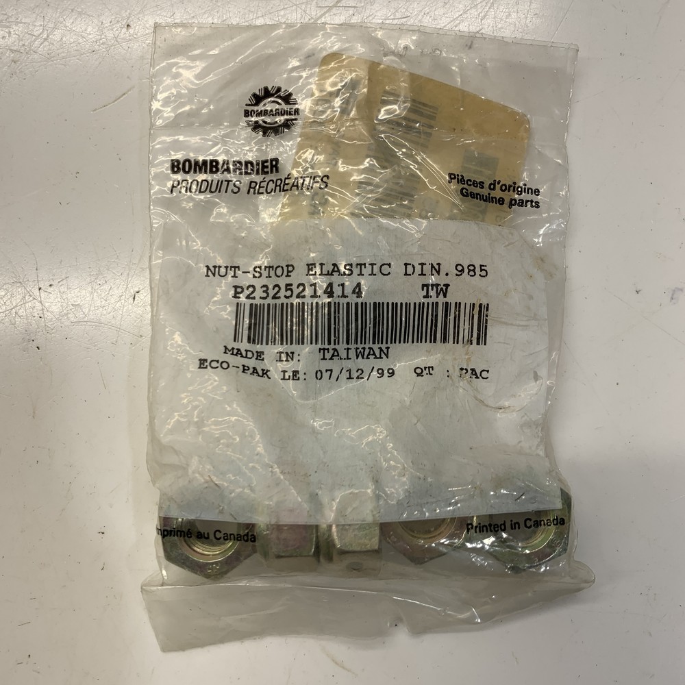 Elastic Flanged Nut M10 - 5PK - ---- SKI-DOO N O S