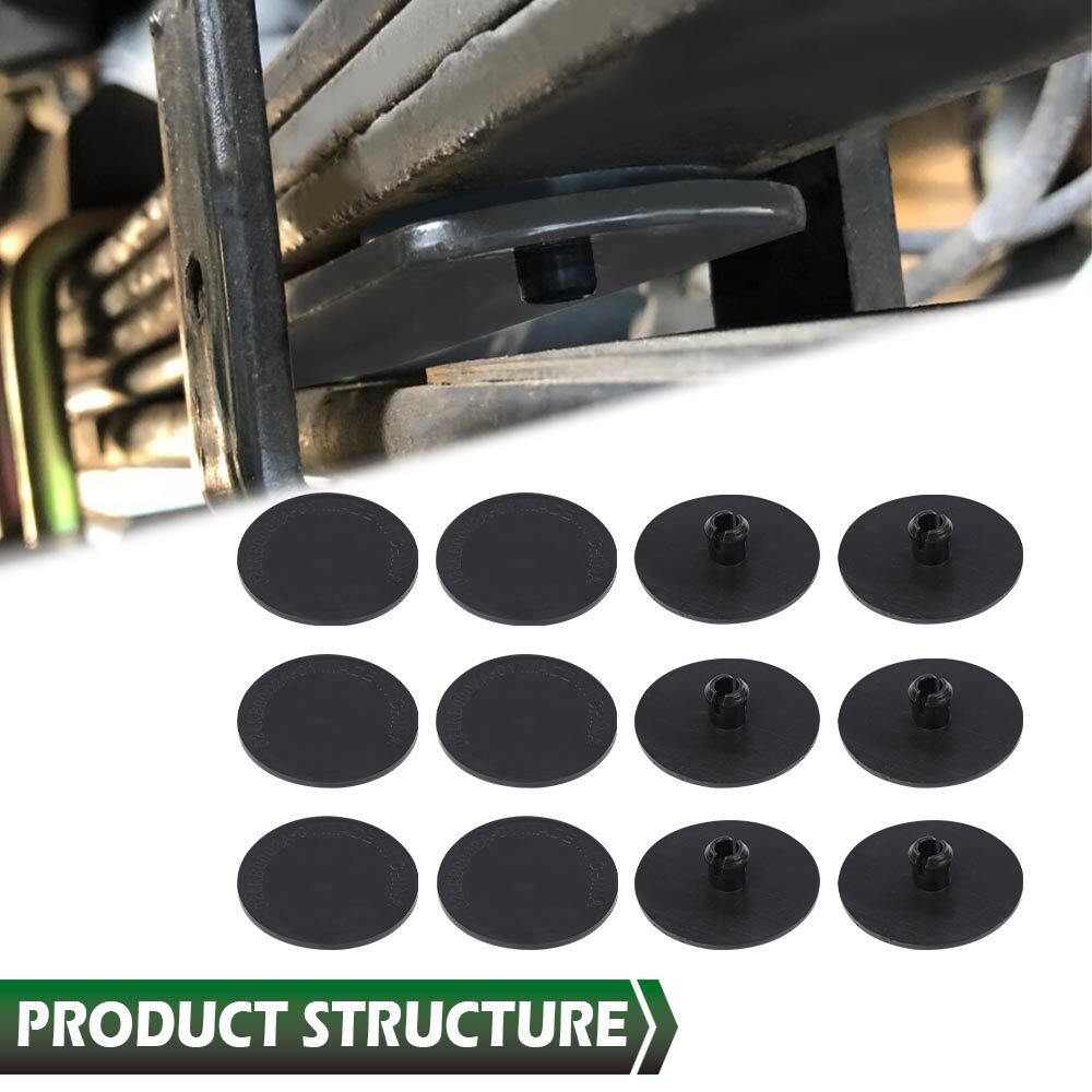2" Leaf Spring End Tip Pad Anti Squeak Insert Cushion Plastic Silencer