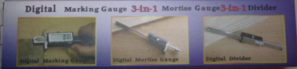 iGaging digital electronic marking+mortise+divider gauge / caliper large display