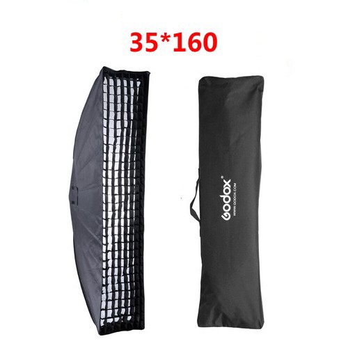 Godox 35x160cm Honeycomb Grid Softbox Bowens Mount Studio Strobe Camera Flash