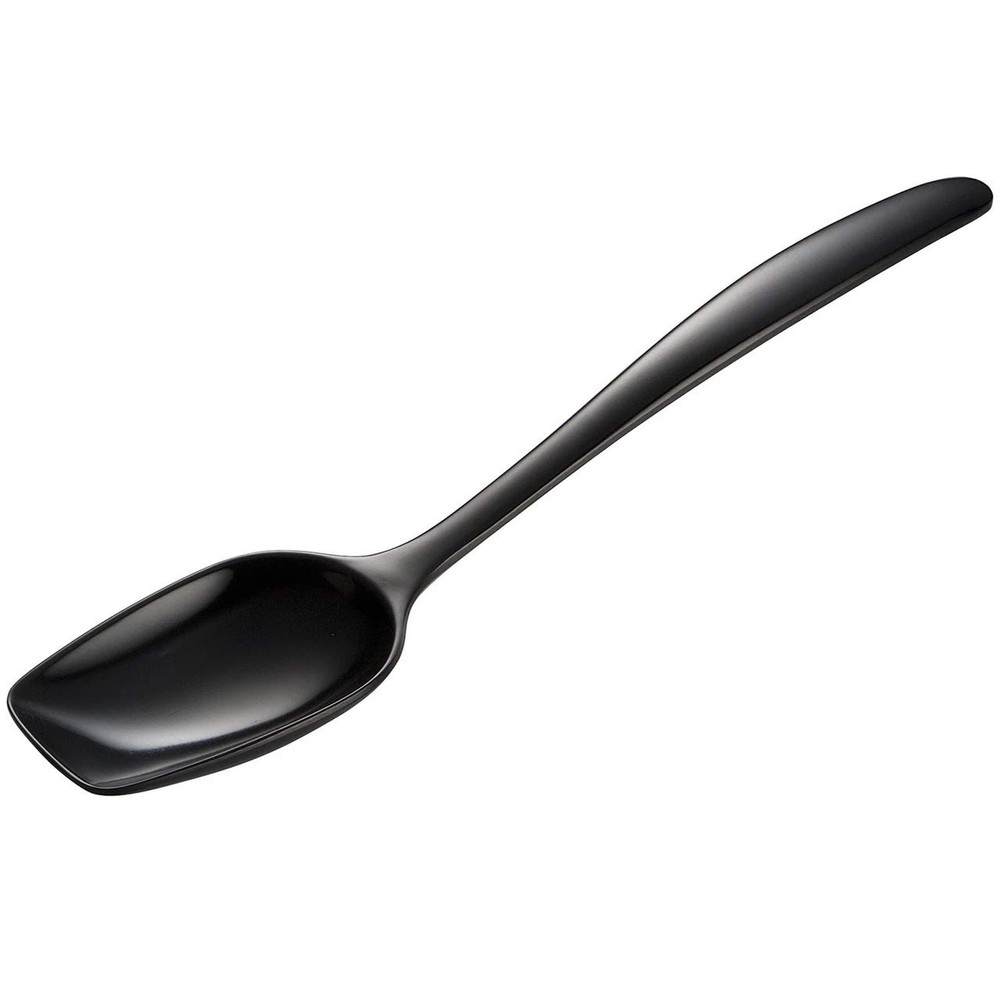 Gourmac Black 10" Melamine Serving Spoon