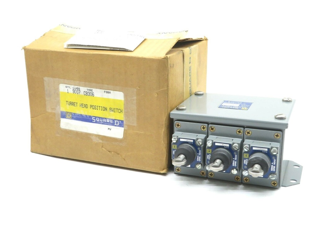 NEW SQUARE D 9007 CB306 MULTI UNIT LIMIT SWITCH TYPE D SERIES A
