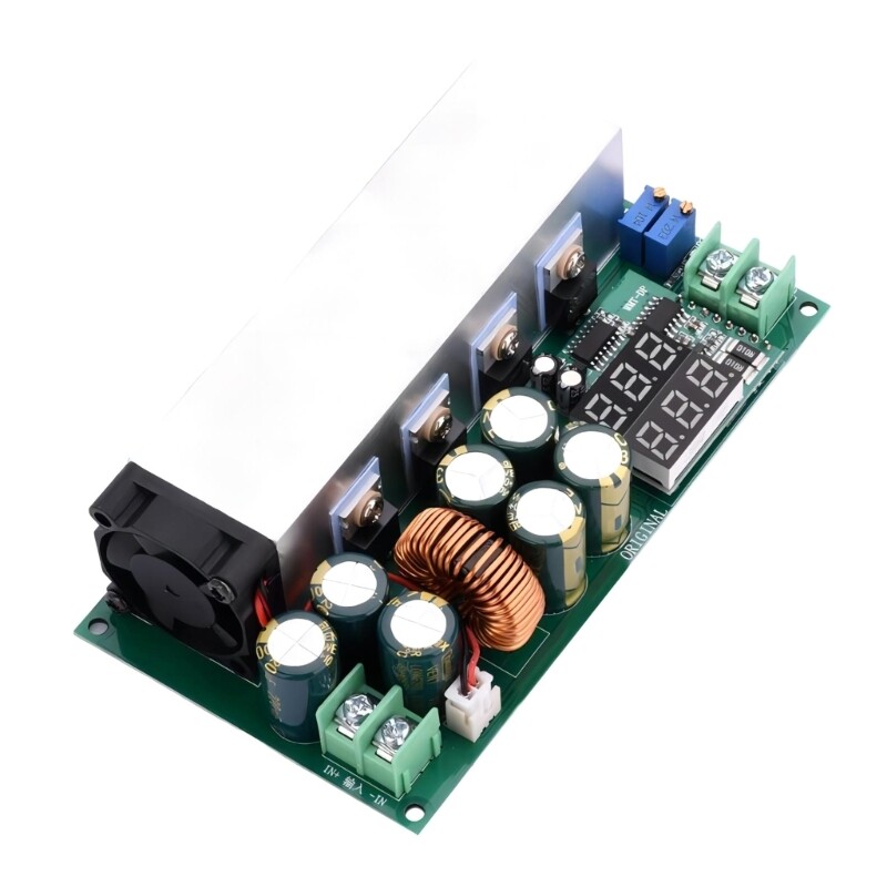 DC12-80V 20A AdjustableBucker Constant Current Constant with LED Display