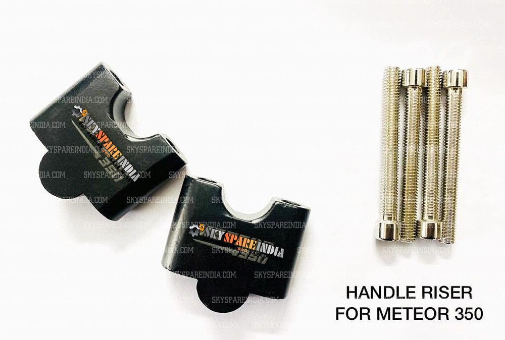 Handle Riser / Handlebar Height Riser Clamp For Royal Enfield Meteor 350cc
