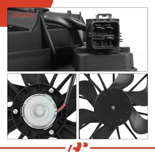 A-Premium Engine Radiator Cooling Fan Assembly Compatible with Select Jeep Model