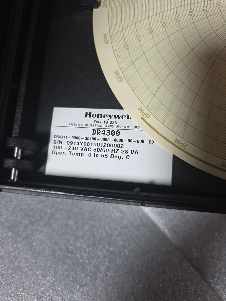 Honeywell DR4311 Circular Chart Recorder