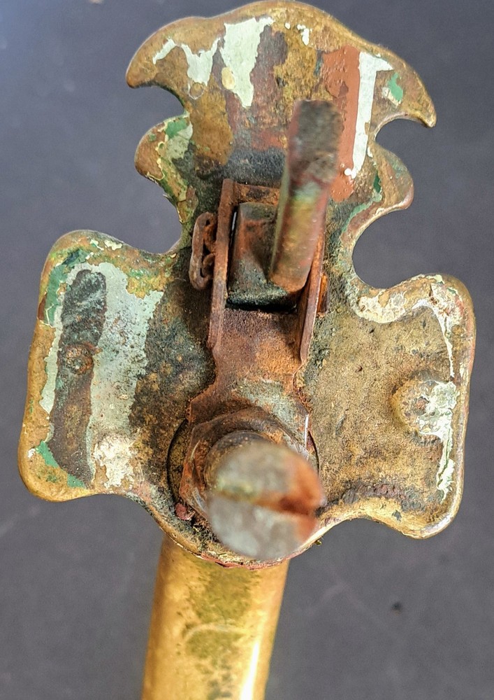 Antique Door Handle With Thumb Latch Solid Brass