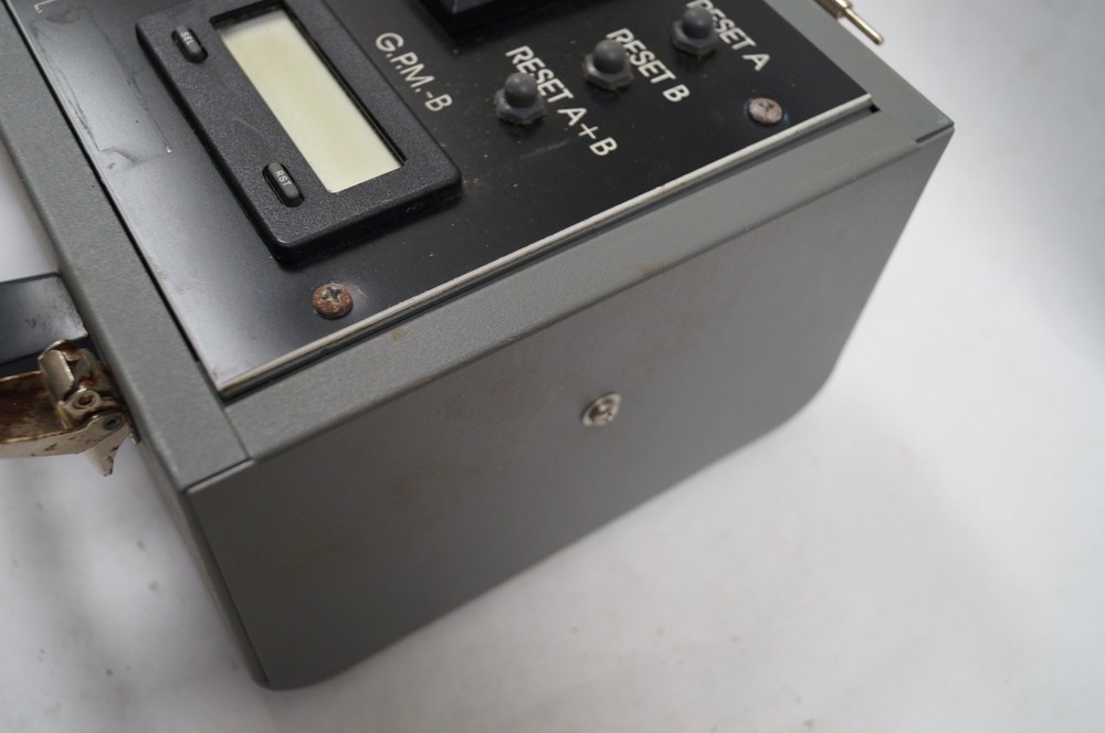 MARS Co Model Mun-4 Flow Meter Digital Missing Lid Untested PoR F132