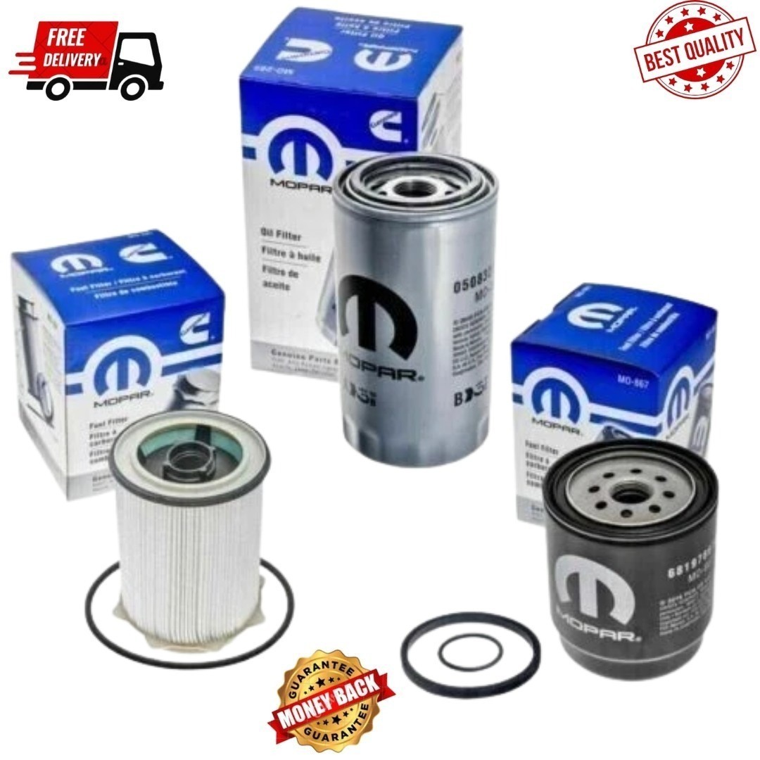 Mopar OEM Fuel & Oil Filter Kit for Ram 2500 3500 6.7L Cummins Diesel 2013-18