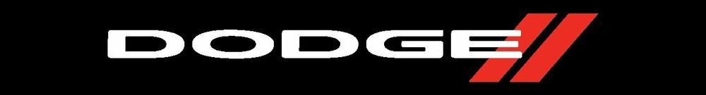 Chroma Graphics Dodge Red Stripes Sunscreen Decal