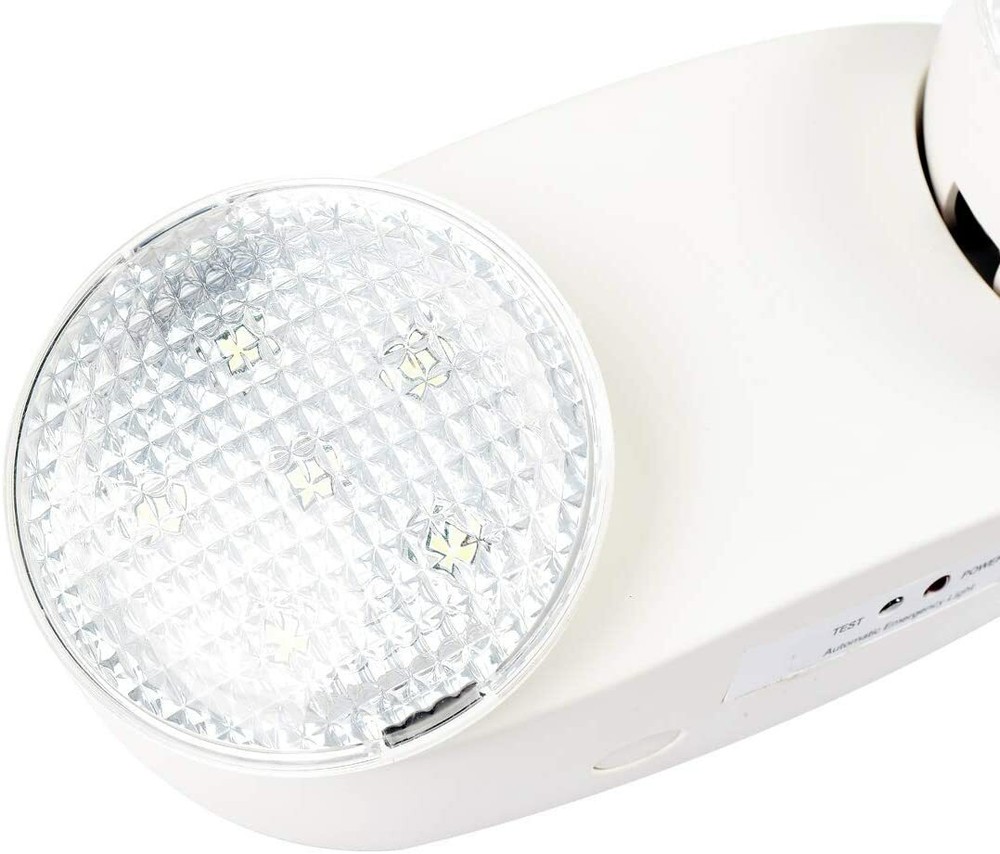 12PACK LED Emergency Exit Light Adjustable Dual Head Lamp with Battery Backup UL