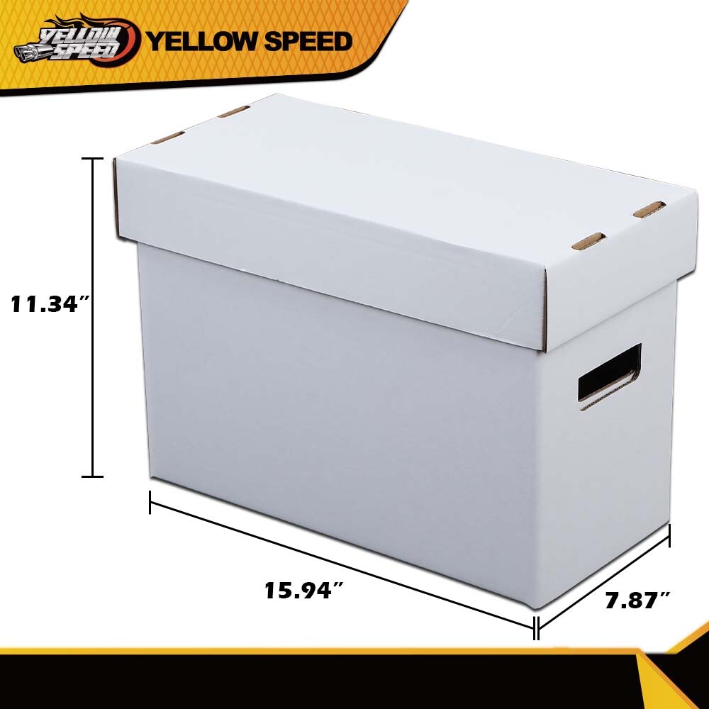 Comic Books Storage Boxes Short Holds 150-175 Stackable Durable Archive 3Pcs