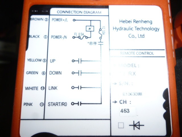 Industrial Remote Controller, 4 Buttons Switch - Hoist Crane Control Lift Remote