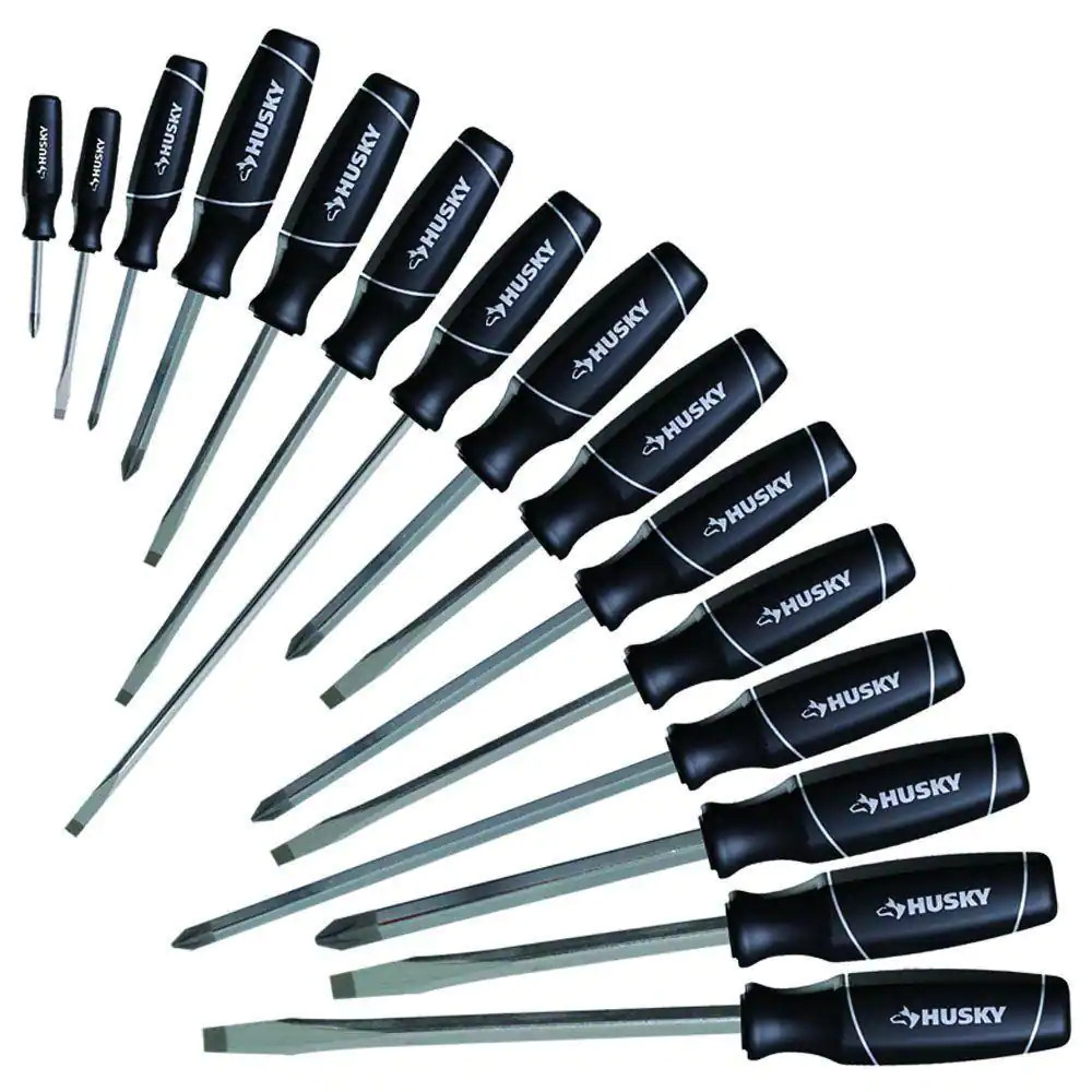 HUSKY Screwdriver Set (15-Piece)
