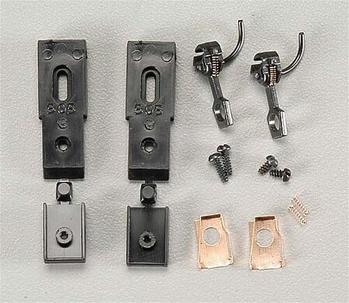 Kadee Conversion Bolsters 6-Wheel Pass Trucks - HO Scale Model Train Coupler