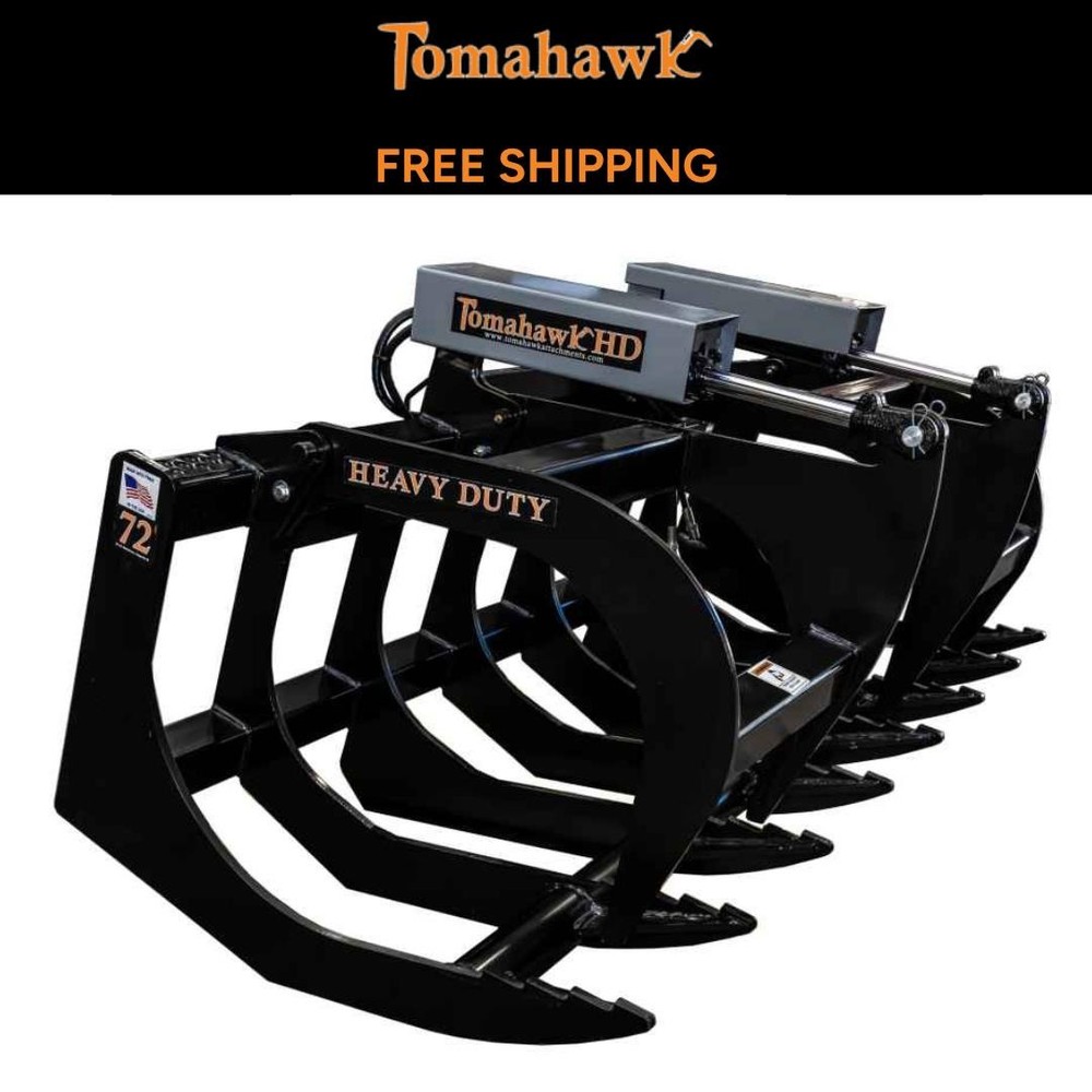 Tomahawk 72" HD Two-Cylinder Brush Grapple