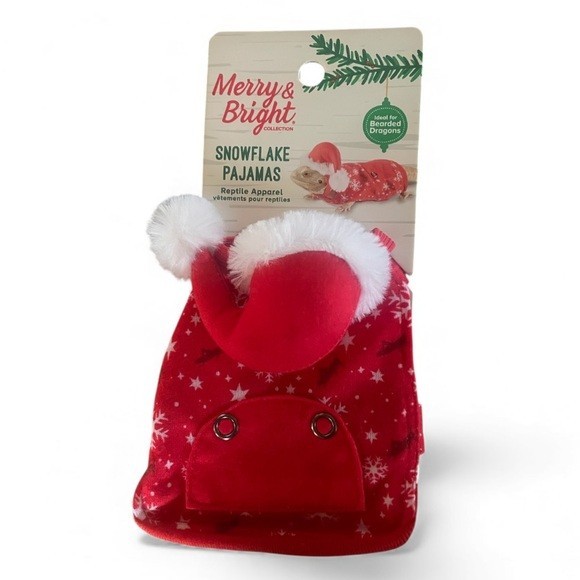 Merry & Bright Red Snowflake Pajamas