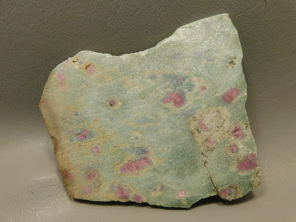 Ruby and Fuchsite Polished Stone Slab Rock #02